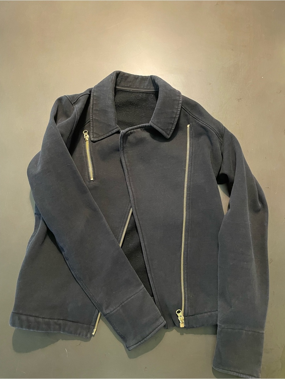 Lululemon Black Asymmetrical Zip Jacket